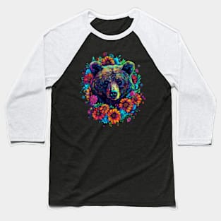 Grizzly Bear Fantastic Features Baseball T-Shirt